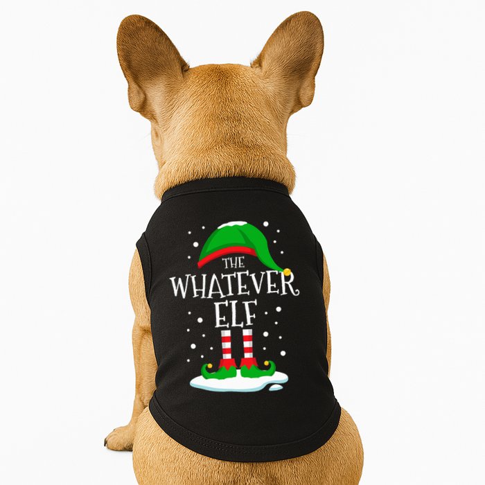 The Whatever Elf Christmas Family Matching Xmas Group Funny Doggie Tank