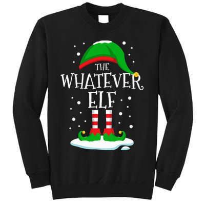 The Whatever Elf Christmas Family Matching Xmas Group Funny Sweatshirt