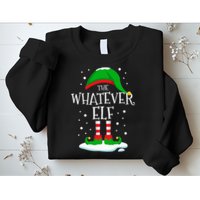 The Whatever Elf Christmas Family Matching Xmas Group Funny Sweatshirt