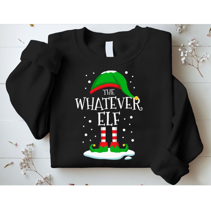 The Whatever Elf Christmas Family Matching Xmas Group Funny Sweatshirt