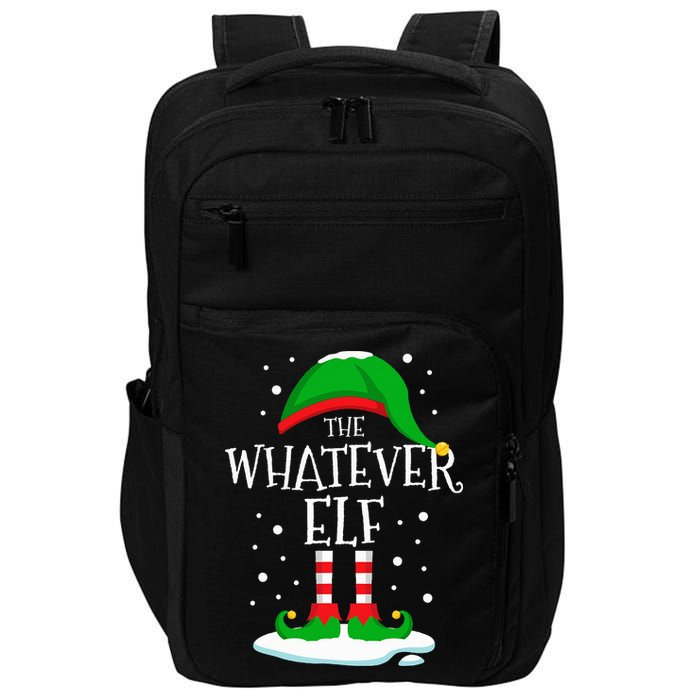 The Whatever Elf Christmas Family Matching Xmas Group Funny Impact Tech Backpack