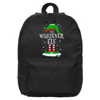 The Whatever Elf Christmas Family Matching Xmas Group Funny 16 in Basic Backpack