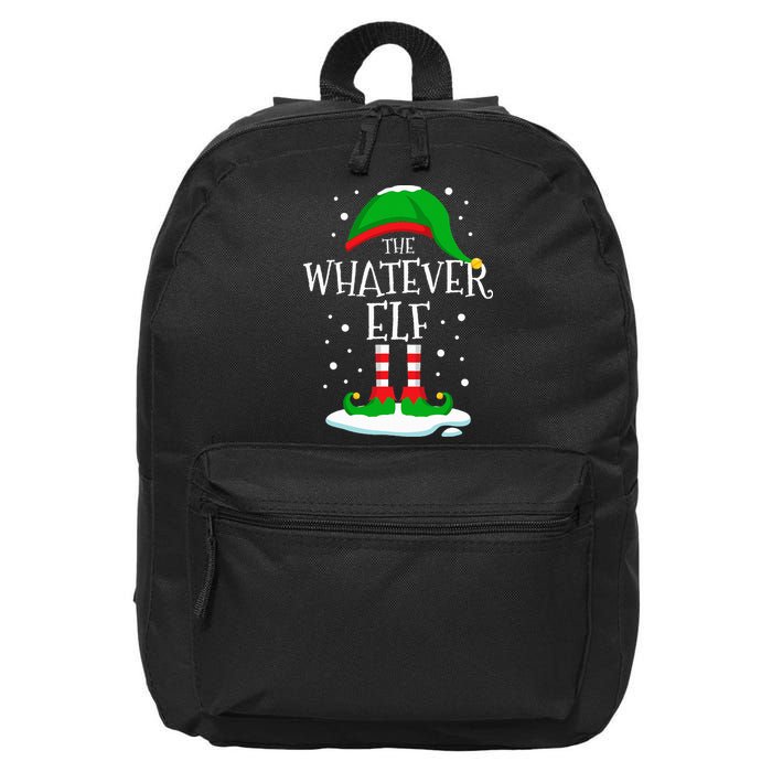 The Whatever Elf Christmas Family Matching Xmas Group Funny 16 in Basic Backpack