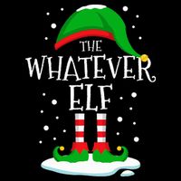 The Whatever Elf Christmas Family Matching Xmas Group Funny 16 in Basic Backpack