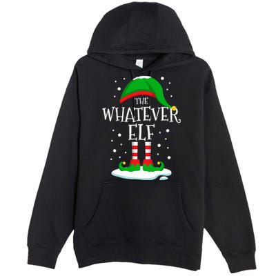 The Whatever Elf Christmas Family Matching Xmas Group Funny Premium Pullover Hoodie