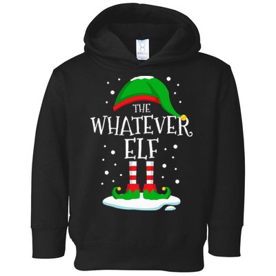 The Whatever Elf Christmas Family Matching Xmas Group Funny Toddler Hoodie