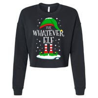 The Whatever Elf Christmas Family Matching Xmas Group Funny Cropped Pullover Crew