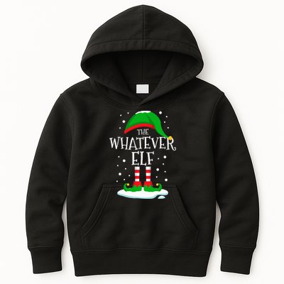 The Whatever Elf Christmas Family Matching Xmas Group Funny Kids Hoodie
