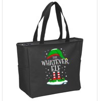 The Whatever Elf Christmas Family Matching Xmas Group Funny Zip Tote Bag