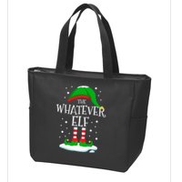 The Whatever Elf Christmas Family Matching Xmas Group Funny Zip Tote Bag