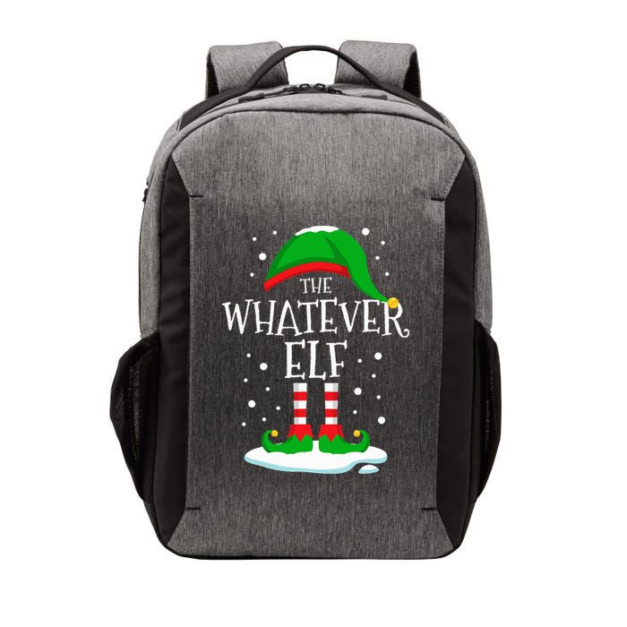 The Whatever Elf Christmas Family Matching Xmas Group Funny Vector Backpack