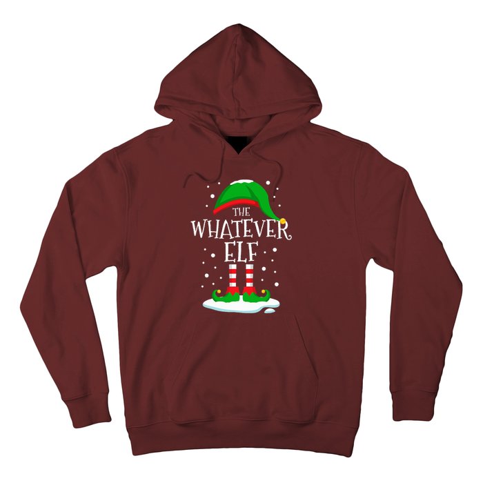 The Whatever Elf Christmas Family Matching Xmas Group Funny Hoodie