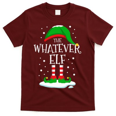 The Whatever Elf Christmas Family Matching Xmas Group Funny T-Shirt