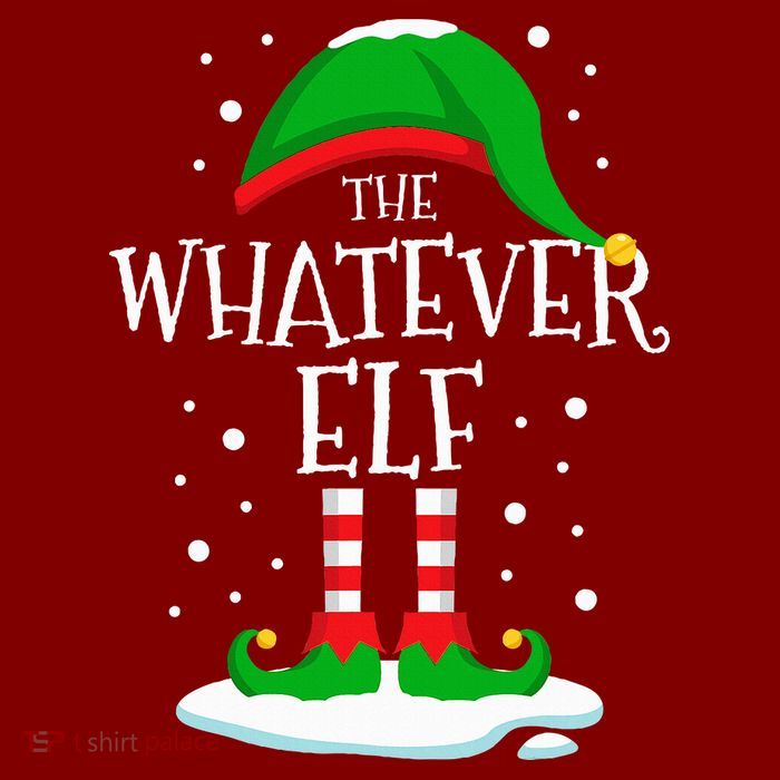 The Whatever Elf Christmas Family Matching Xmas Group Funny Sustainable Beanie