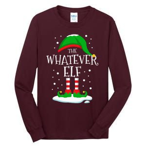 The Whatever Elf Christmas Family Matching Xmas Group Funny Tall Long Sleeve T-Shirt