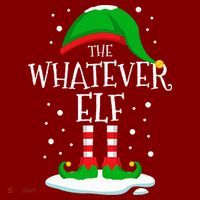 The Whatever Elf Christmas Family Matching Xmas Group Funny Mesh Reversible Basketball Jersey Tank