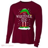 The Whatever Elf Christmas Family Matching Xmas Group Funny Cooling Performance Long Sleeve Crew
