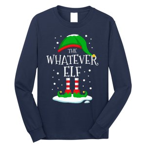 The Whatever Elf Christmas Family Matching Xmas Group Funny Long Sleeve Shirt