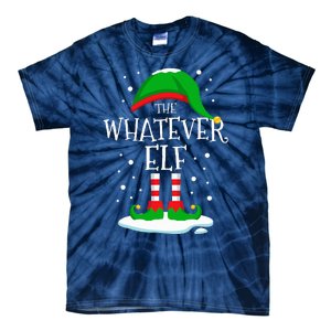 The Whatever Elf Christmas Family Matching Xmas Group Funny Tie-Dye T-Shirt