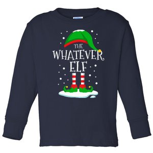 The Whatever Elf Christmas Family Matching Xmas Group Funny Toddler Long Sleeve Shirt