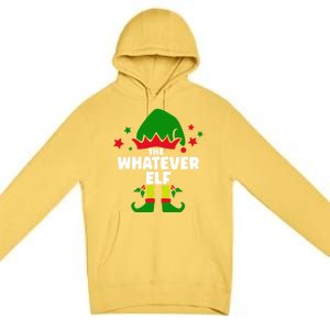 The Whatever Elf Funny Christmas Matching Decorations Family Gift Premium Pullover Hoodie