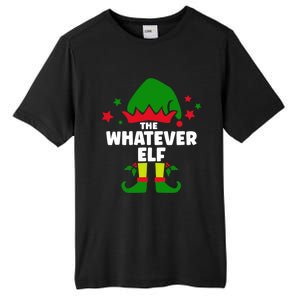 The Whatever Elf Funny Christmas Matching Decorations Family Gift Tall Fusion ChromaSoft Performance T-Shirt