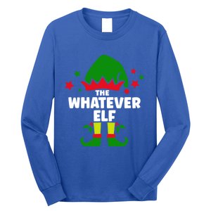 The Whatever Elf Funny Christmas Matching Decorations Family Gift Long Sleeve Shirt