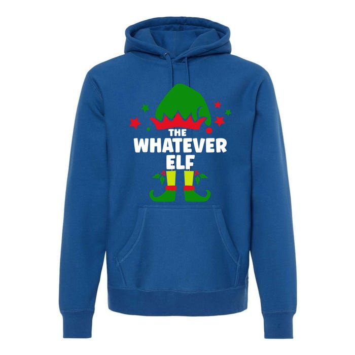 The Whatever Elf Funny Christmas Matching Decorations Family Gift Premium Hoodie