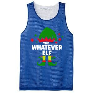 The Whatever Elf Funny Christmas Matching Decorations Family Gift Mesh Reversible Basketball Jersey Tank