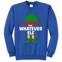 The Whatever Elf Funny Christmas Matching Decorations Family Gift Tall Sweatshirt