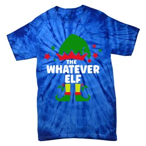 The Whatever Elf Funny Christmas Matching Decorations Family Gift Tie-Dye T-Shirt