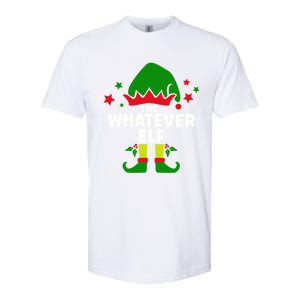 The Whatever Elf Funny Christmas Matching Decorations Family Gift Softstyle CVC T-Shirt