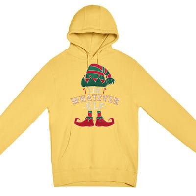 The Whatever Elf Cute Ugly Christmas Sweater Family Gift Premium Pullover Hoodie