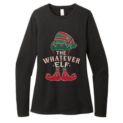 The Whatever Elf Cute Ugly Christmas Sweater Family Gift Womens CVC Long Sleeve Shirt