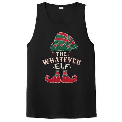 The Whatever Elf Cute Ugly Christmas Sweater Family Gift PosiCharge Competitor Tank