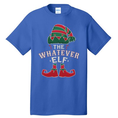 The Whatever Elf Cute Ugly Christmas Sweater Family Gift Tall T-Shirt