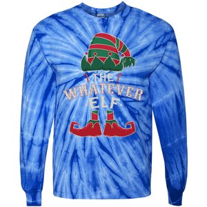 The Whatever Elf Cute Ugly Christmas Sweater Family Gift Tie-Dye Long Sleeve Shirt