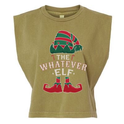 The Whatever Elf Cute Ugly Christmas Sweater Family Gift Garment-Dyed Women's Muscle Tee