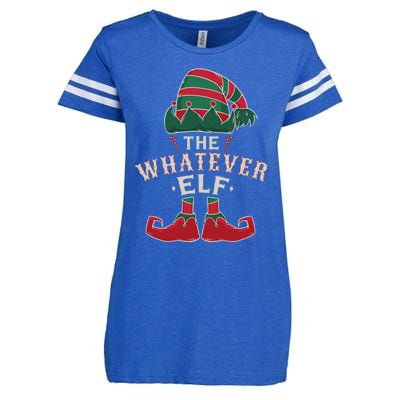 The Whatever Elf Cute Ugly Christmas Sweater Family Gift Enza Ladies Jersey Football T-Shirt