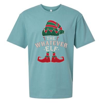 The Whatever Elf Cute Ugly Christmas Sweater Family Gift Sueded Cloud Jersey T-Shirt