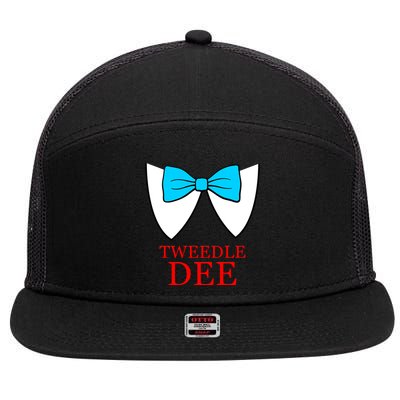 Tweedle Dee Costume 7 Panel Mesh Trucker Snapback Hat