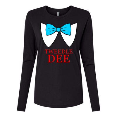 Tweedle Dee Costume Womens Cotton Relaxed Long Sleeve T-Shirt