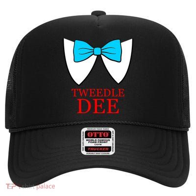 Tweedle Dee Costume High Crown Mesh Back Trucker Hat