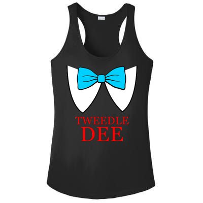 Tweedle Dee Costume Ladies PosiCharge Competitor Racerback Tank