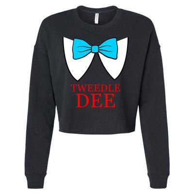 Tweedle Dee Costume Cropped Pullover Crew