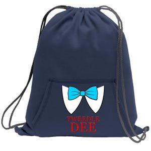 Tweedle Dee Costume Sweatshirt Cinch Pack Bag