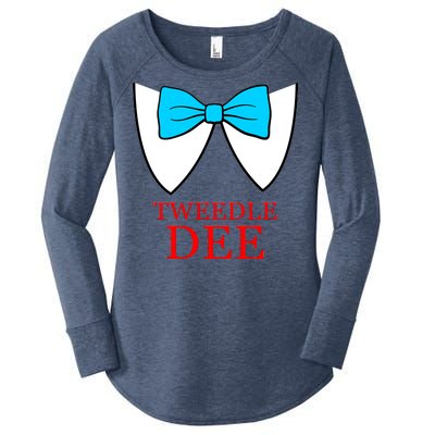 Tweedle Dee Costume Women's Perfect Tri Tunic Long Sleeve Shirt