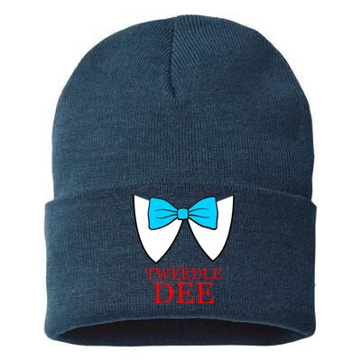 Tweedle Dee Costume Sustainable Knit Beanie