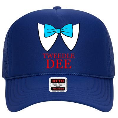 Tweedle Dee Costume High Crown Mesh Back Trucker Hat