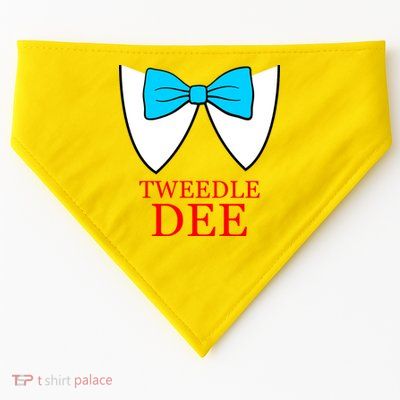 Tweedle Dee Costume USA-Made Doggie Bandana